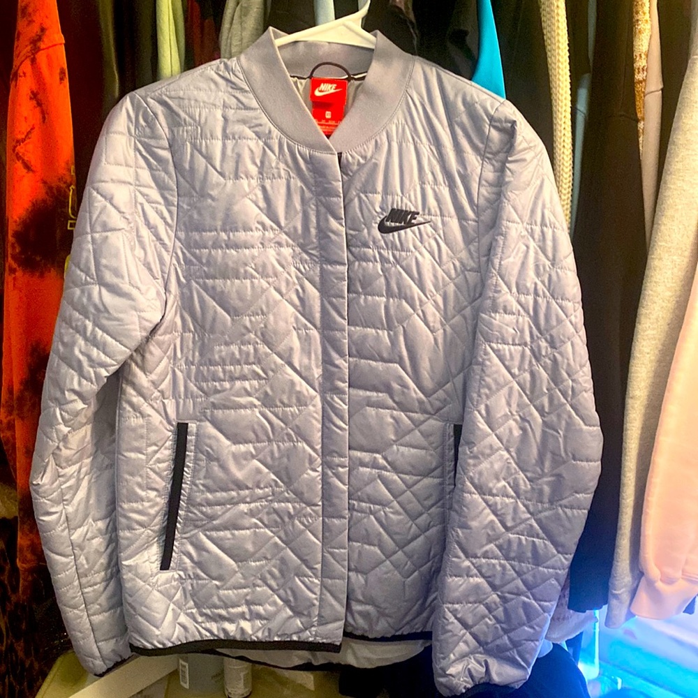 Nike Bomber Jacket, Button Up - image 1
